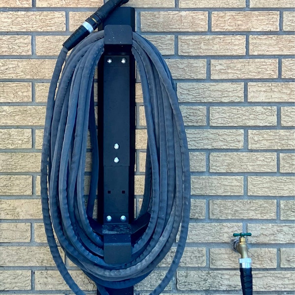 Garden Hose Reel Holder Stand Storage W/ Ground Stakes -upto 125-ft ...