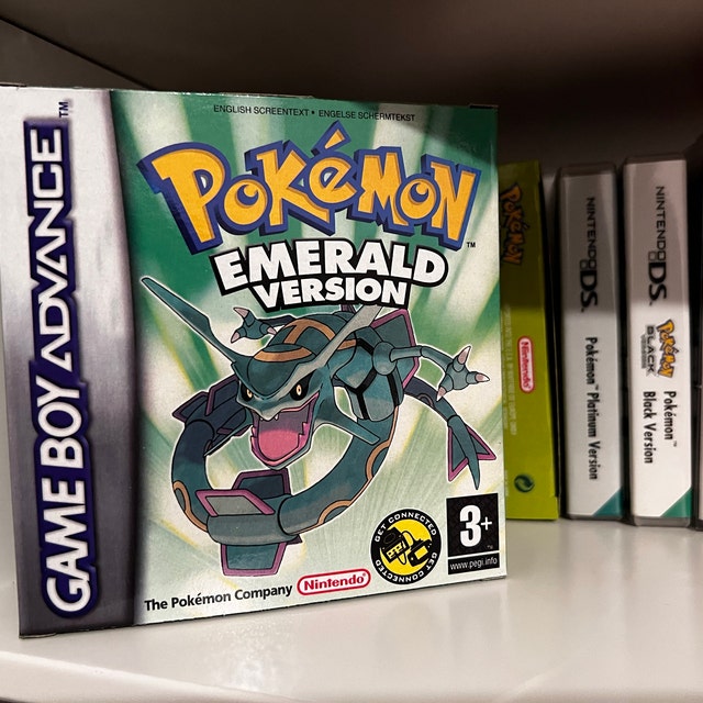 Video Game Console Card, Pokemon Emerald Box, Game Pokemon Nds