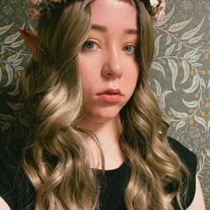 Dark Roots Ash Blonde Ombre Long Wavy Small Lace Wig Her Wig Closet