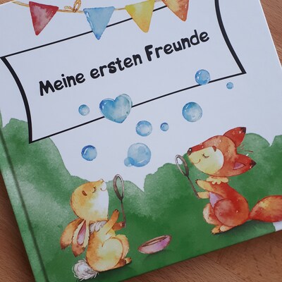 Freundebuch Freundealbum Poesiealbum für Kinder Kindergarten Etsy.de