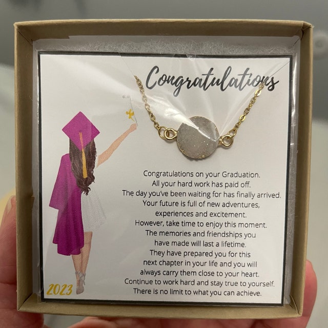 TINGN Graduation Gifts for Her 2023 Class of 2023 Inspirational Graduation  Arrow Initial Necklace High School College Senior Graduation Gifts for Her  Women Best Friends Daughter Sister Girls 