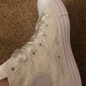 converse dentelle mariage