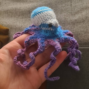 Crochet Pattern Realistic Octopus Amigurumi Pattern Etsy