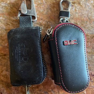 Car Key Cover,leather Key Fob Wallet, Leather Car Key Pouch, Leather ...
