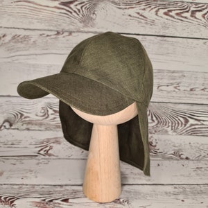 Sun Hat With Neck Flap Sewing Pattern PDF Sewing Pattern hat