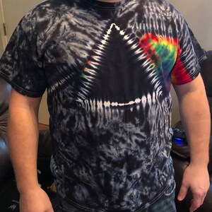 dark side of the moon tie dye