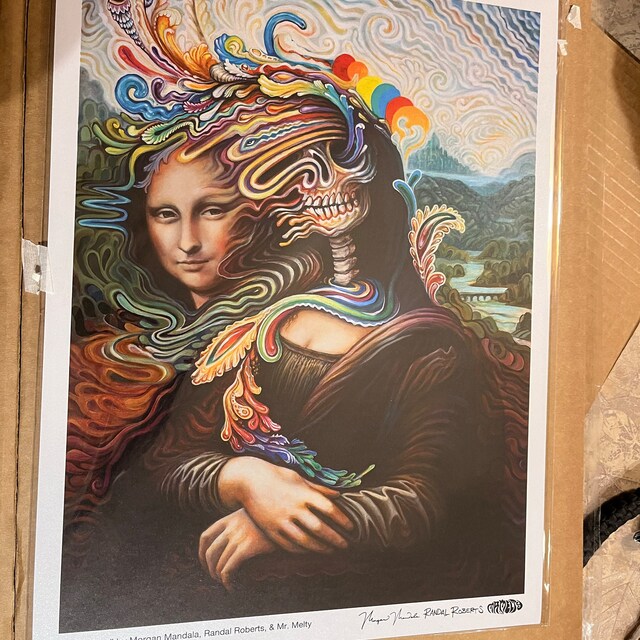 Melty Lisa - 12x16 Inch Art Print by Morgan Mandala, Randal
