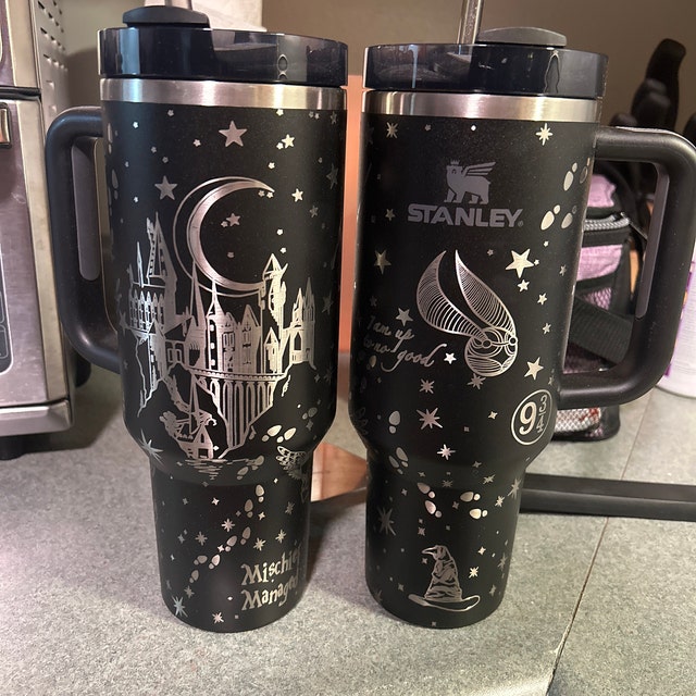 HP Wizard Stanley Design-40 Oz Tumbler With Handle 