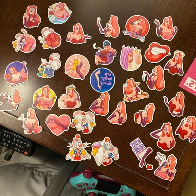 Jessica Rabbit 35 Pcs Sticker Set Vinyl Car Decal Retro - Etsy