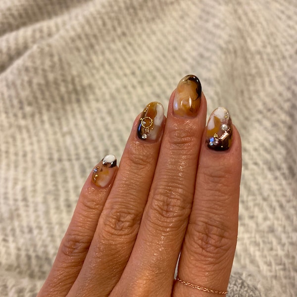 14k Dainty Chain Ring / Super Dainty Link Chain Ring / Barely There ...