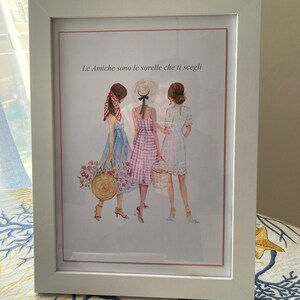 4 Friends Print, Best Friend Print Personalized, Best Friend Printable ...