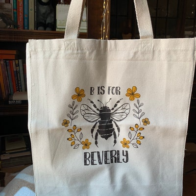 Beekeeper Gift, Personalized Tote Bag, Beekeeper Tote, Honey Bee, Bee ...