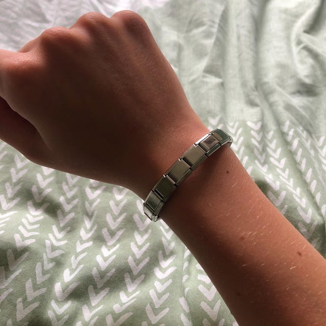 Charm Link Acciaio Inox 9mm | Compatibile Con Braccialetti Nomination | Per Gioielli Personalizzati