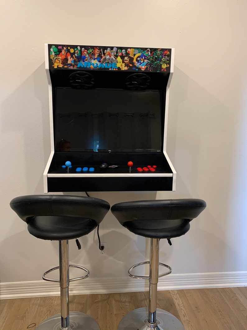 Arcade setup shared by Erin Holland