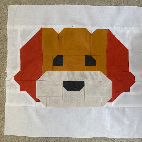 Cavapoo Dog Puppy Quilt Block PDF Pattern -includes Instructions for 6 ...