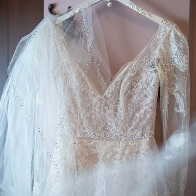 Wedding Dress Hanger, Pearl White Bridal Hanger With Pearls ...