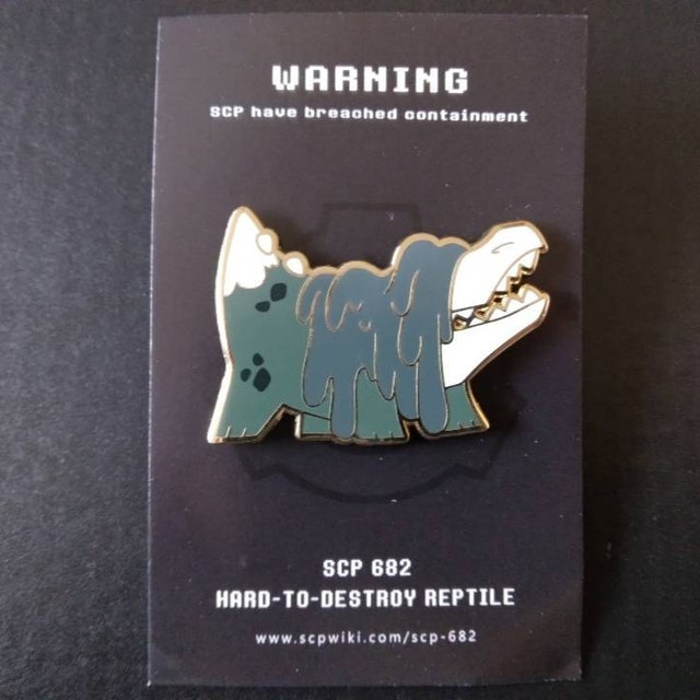 SCP 999 + 682 Tickle Monster Hard Destroy Reptile' Baseball Cap