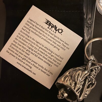 Clover Motorcycle Biker Ride Gremlin Bravo Bell Good Luck Gift BB-36 Made in USA