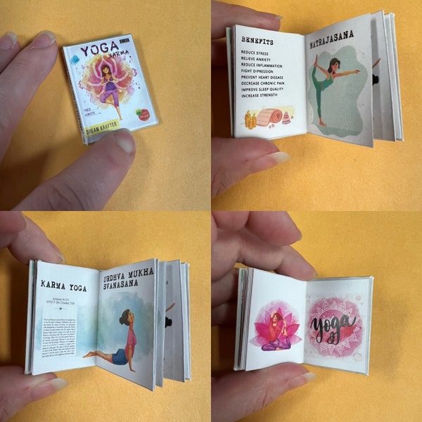 Miniature Coloring Set Box & Book With Real Pages (16, 12