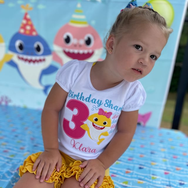 Baby shark birthday shirt 2025 for girl