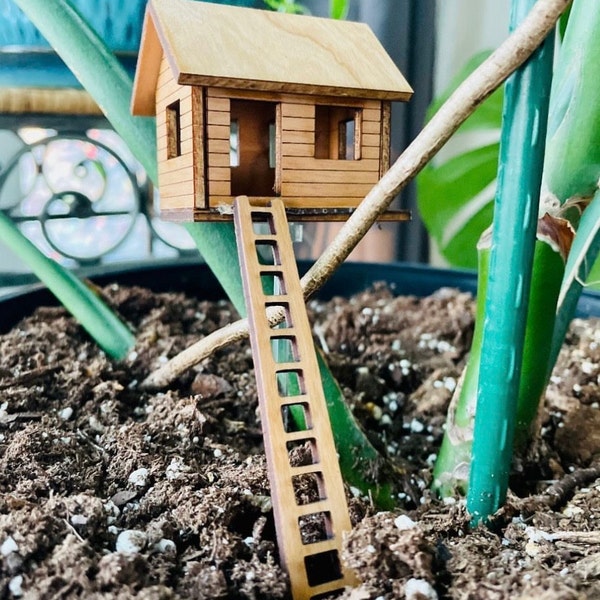 Plant Mini Treehouse - Etsy