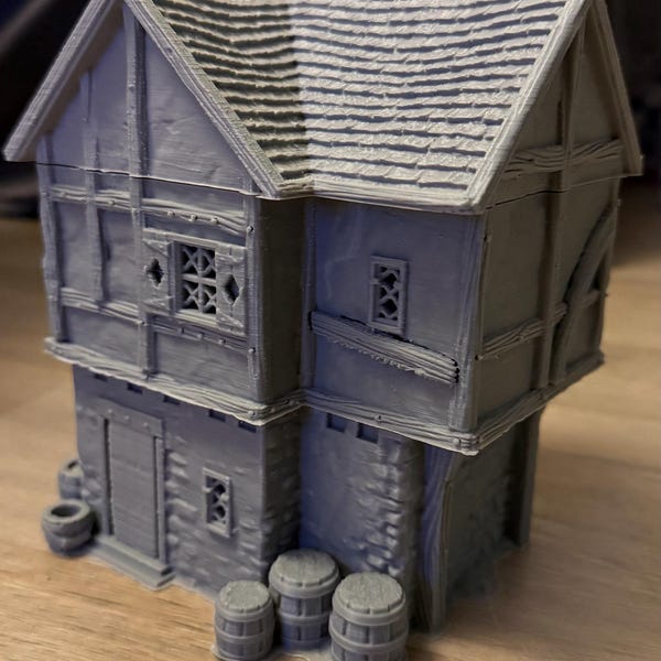 City Town Terrain for Mordheim or Frostgrave fantasy games | Root around in the