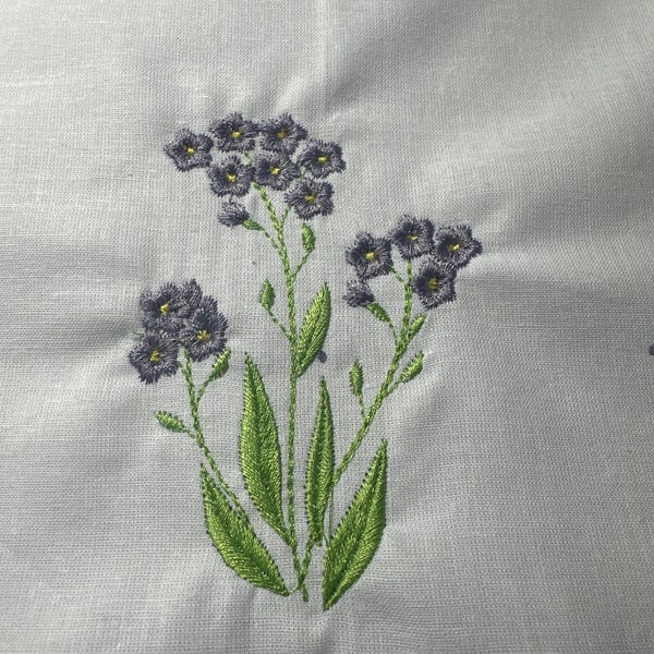Machine Embroidery Collections 10 Flower Machine Embroidery Designs, Wildflower Pattern Instant ...