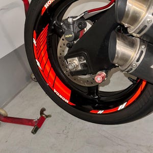 Adesivi Rifrangenti Per Cerchi Moto Honda CBR 250 600 900 929 954 1000 RR/R/F - Multicolor