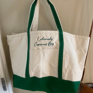 The 90s Ironic Boat Tote Bag – 7 Threads Embroidery