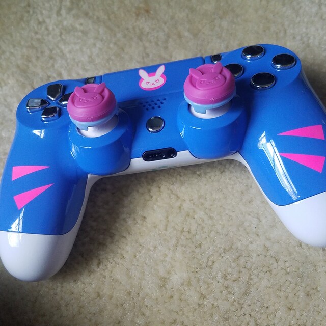 Custom Playstation 4 PS4 Dualshock 4 Controller Overwatch D.VA DVA With Chrome Silver Accents Etsy UK