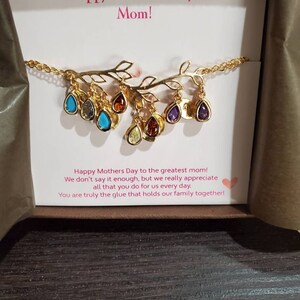 Personalized Gifts for Her Birthstone Charm Bracelet for Mom - Etsy