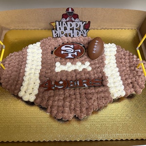 San Francisco 49ers Edible Image/san Francisco 49ers Cake Topper / NFL  Edible Image Cake Topper/football Cake Topper -  Israel