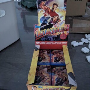 4 Packs of Last Action Hero Vintage Movie Trading Cards. 8 Cards +