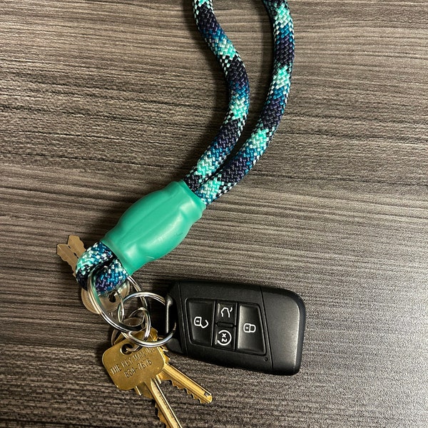 Key Fob Bell Rope Custom Color Rope Keychain, Paracord Wristlet / Key Fob - Etsy