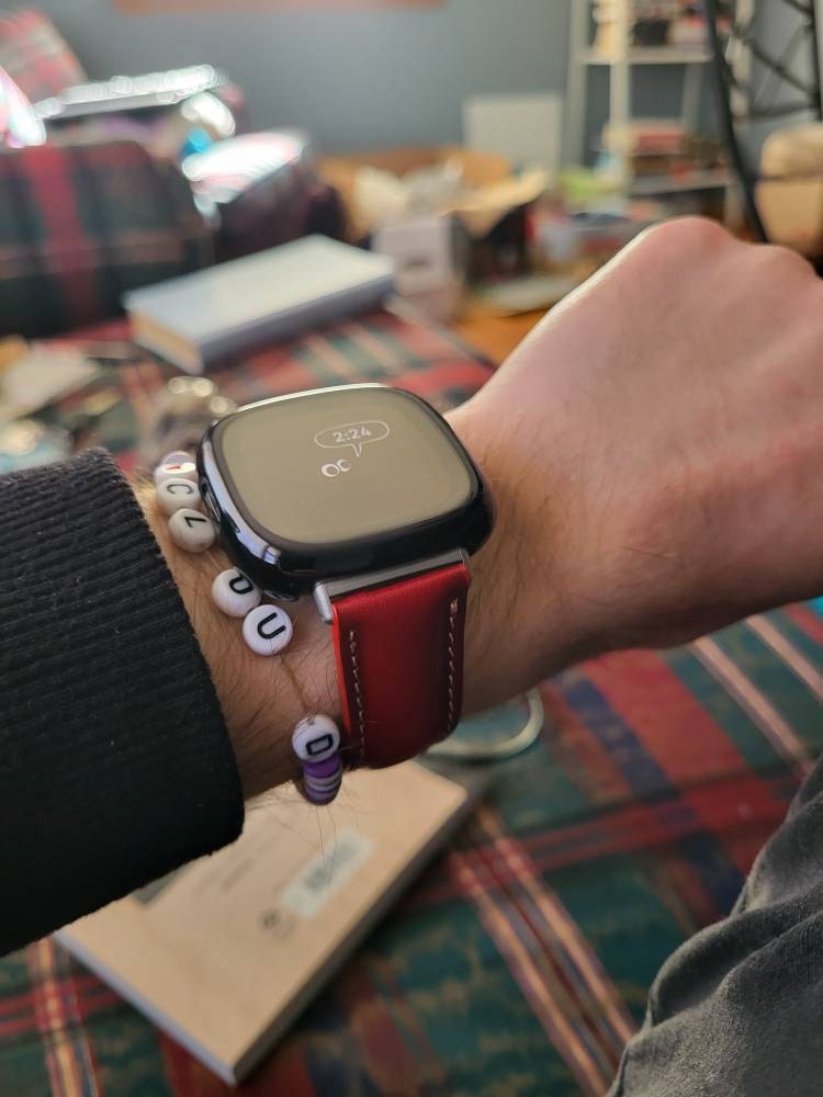 Custom Leather Watch Band, Apple Watch Band 38, 40, 41, 42, 44, 45, 49 mm. Handmade Samsung Galaxy, Pixel, Fossil, Fitbit iWatch Strap