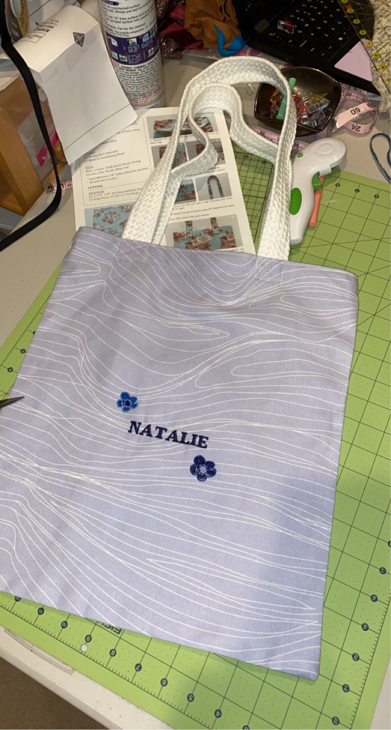 Customer photo for Flower - Embroidery design