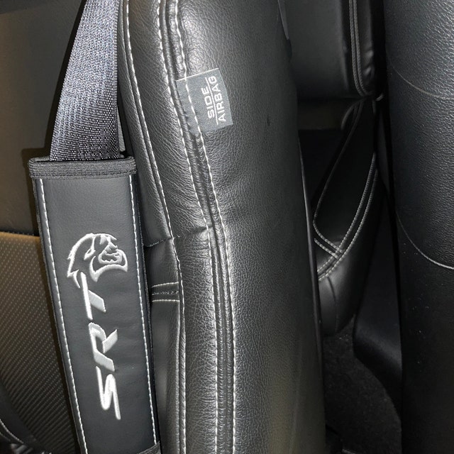 Hellcat seat cheap belt covers
