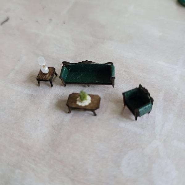 1:144 Scale * 1/144th Inch Scale Miniature-rectangular Kitchen Table ...