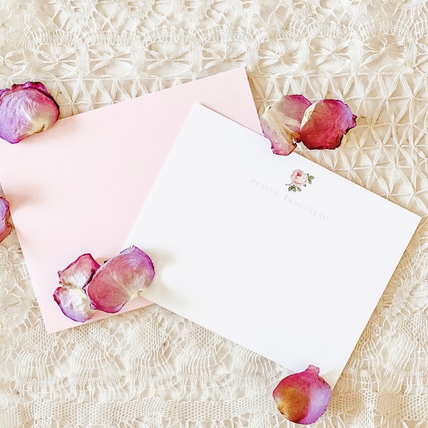 Personalized Stationery | Personalized Stationary | Botanical Note ...