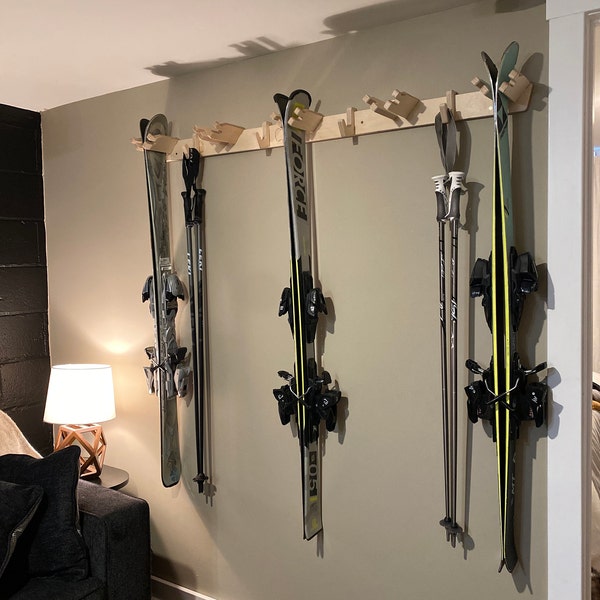 The APRES Vertical Ski Storage Rack - Etsy
