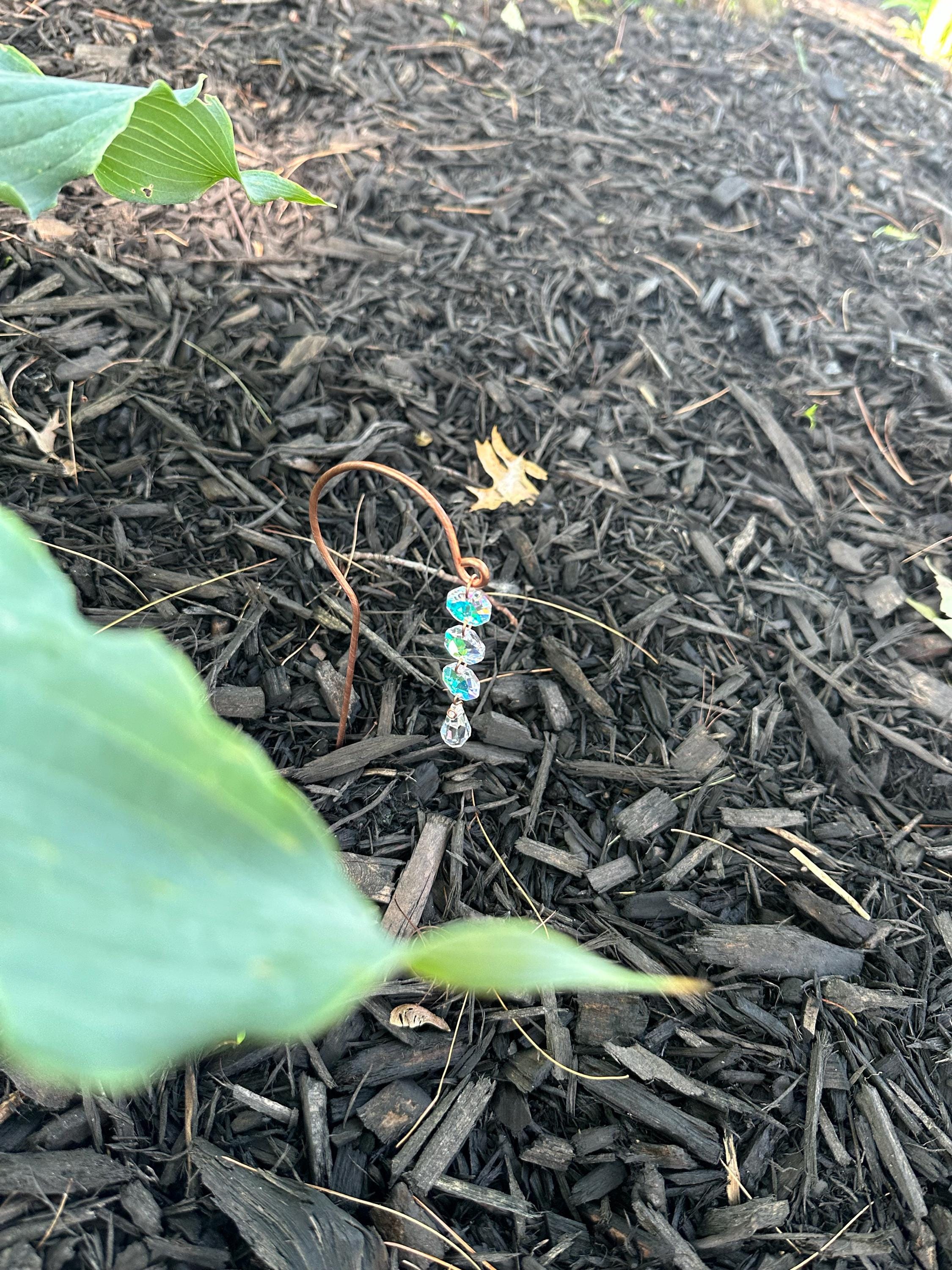 COPPER Plant Stake Sun Catchers