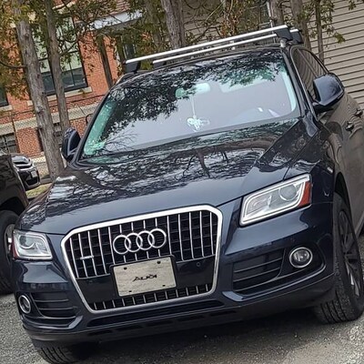 2018 Audi S4 Premium Plus Sedan Slimline license plate frame with Audi