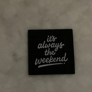 Damask woven clothing labels