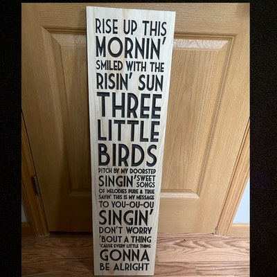 Bob Marley Carving, Three Little Birds Sign, Rise up This Morning Smiled With the Rising Sun ... Bob Marley Carving, Three Little Birds Sign, Rise up This Morning Smiled With the Rising Sun ...