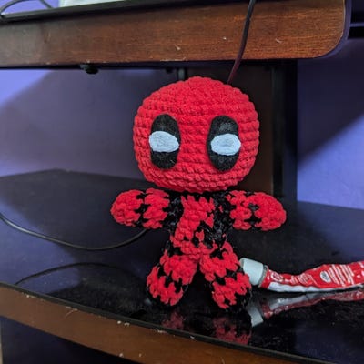Deadpool Crochet Pattern Instant Download Amigurumi Plush Doll CROCHET ...