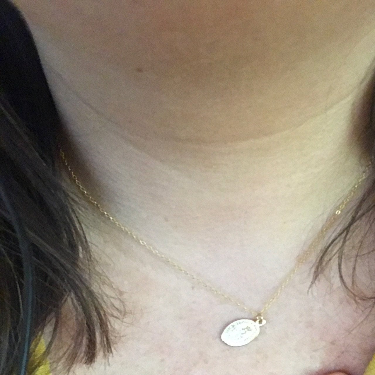 Gold Filled Virgin Mary Necklace Miraculous Medal Necklace, Blessed Mother Necklace, Gold Mary Necklace, Gold Mary Jewelry, Madonna Necklace