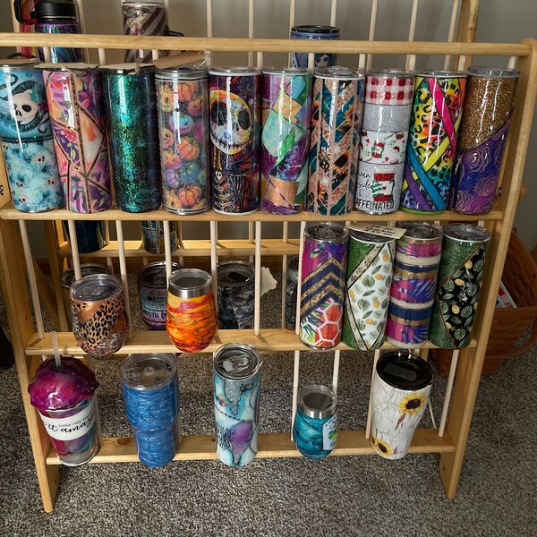 12 Ounce 3 Shelf Kids Tumbler Display - Etsy