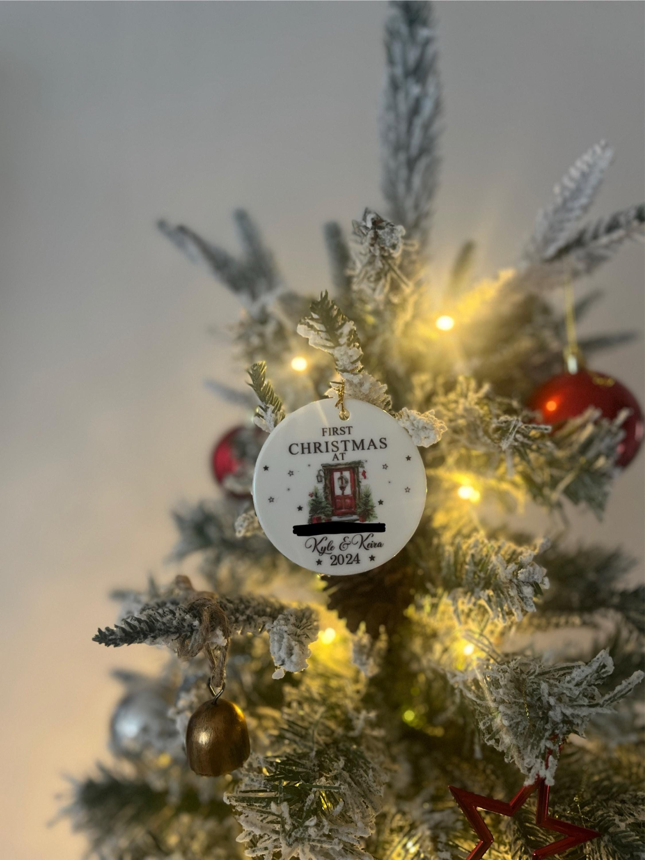 First Christmas In Our New Home, Happy New Home Gift, New Home Tree Decor, Couples Gift, New Home Keepsake Gift, Housewarming Bauble Gift