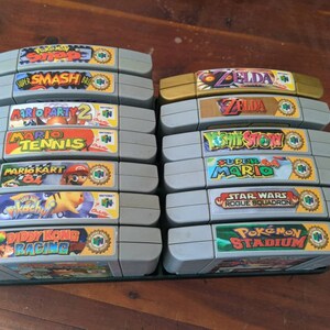 Nintendo 64 N64 End Labels Custom labels for all 296 Nintendo | Etsy