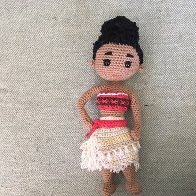 Moana doll crochet pattern - DailyDoll Shop